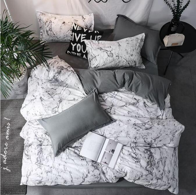 3D Dark Gray 8127 Bed Pillowcases Quilt