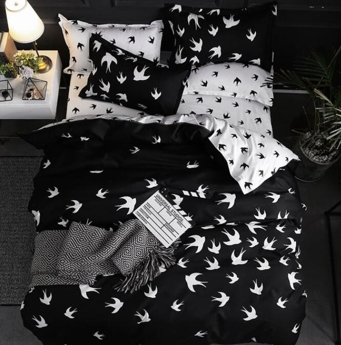 3D White Dove 8128 Bed Pillowcases Quilt