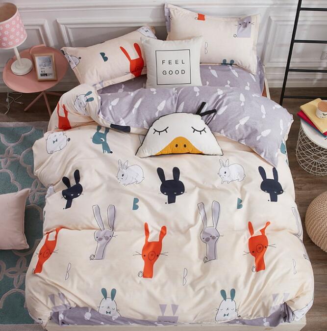 3D Bunny 8170 Bed Pillowcases Quilt