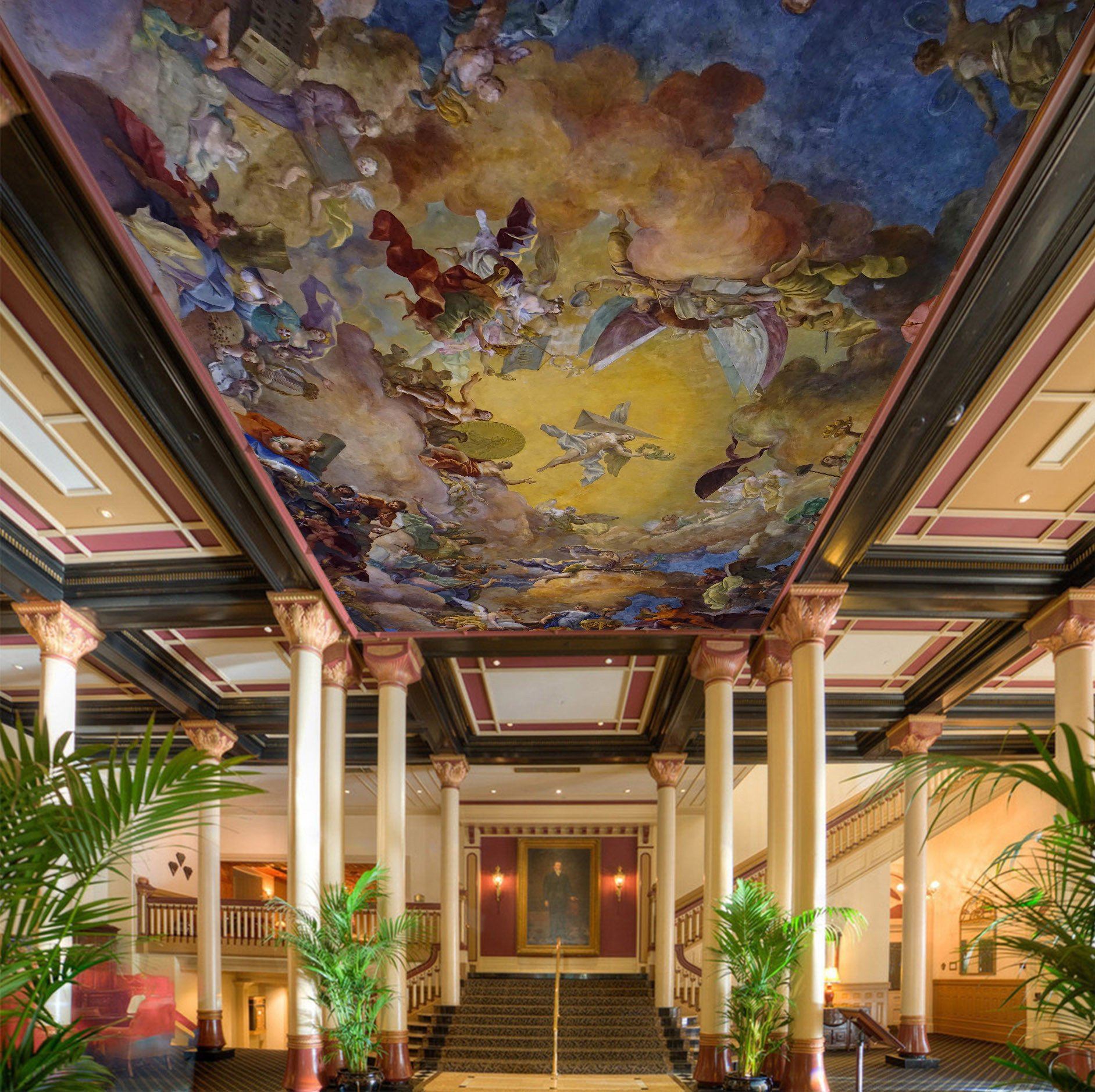 European Ancient Painting Wallpaper AJ Wallpaper