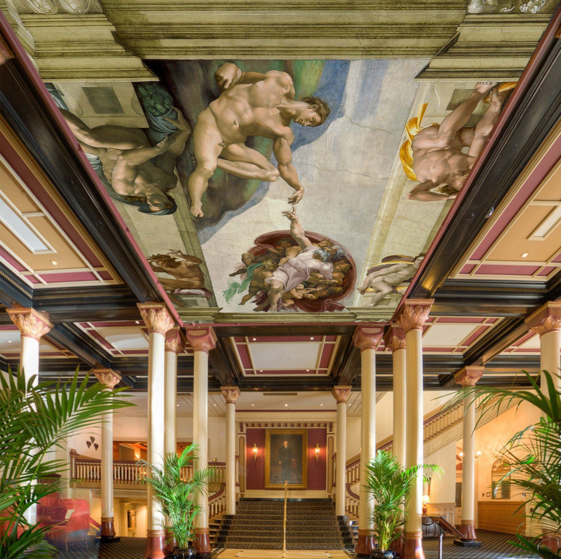 Ancient Characters Painting Wallpaper AJ Wallpaper