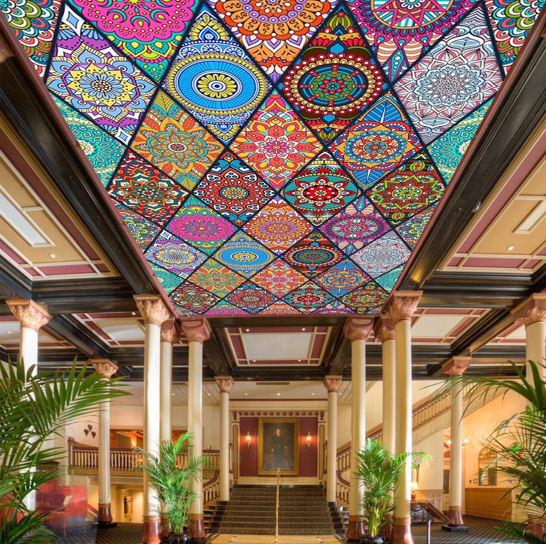 Oblique Grids Patterns Wallpaper AJ Wallpaper