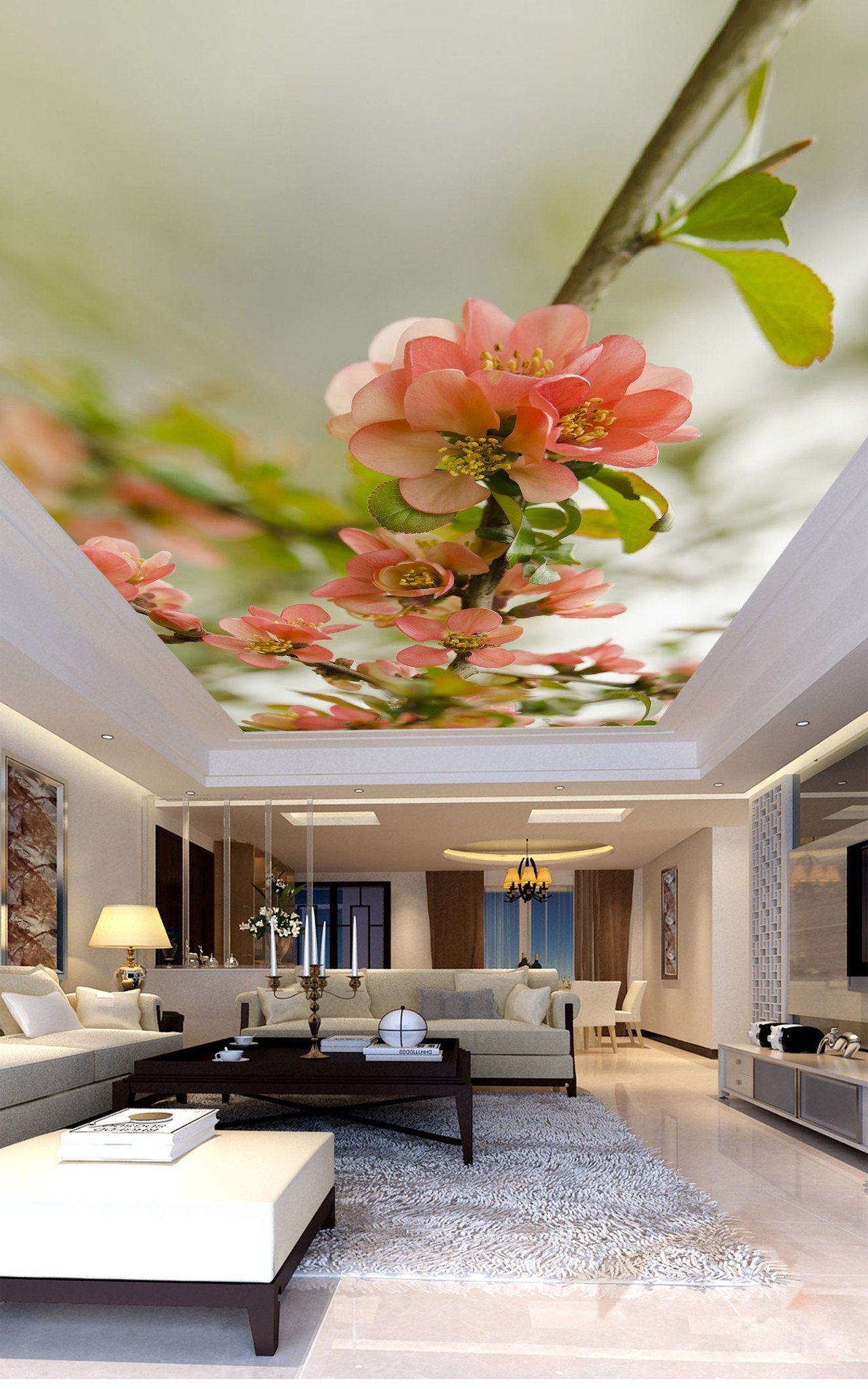 Branch Flowers Wallpaper AJ Wallpaper