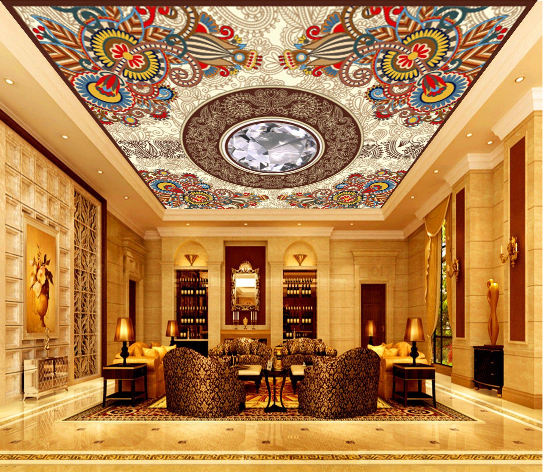 Diamond And Patterns Wallpaper AJ Wallpaper