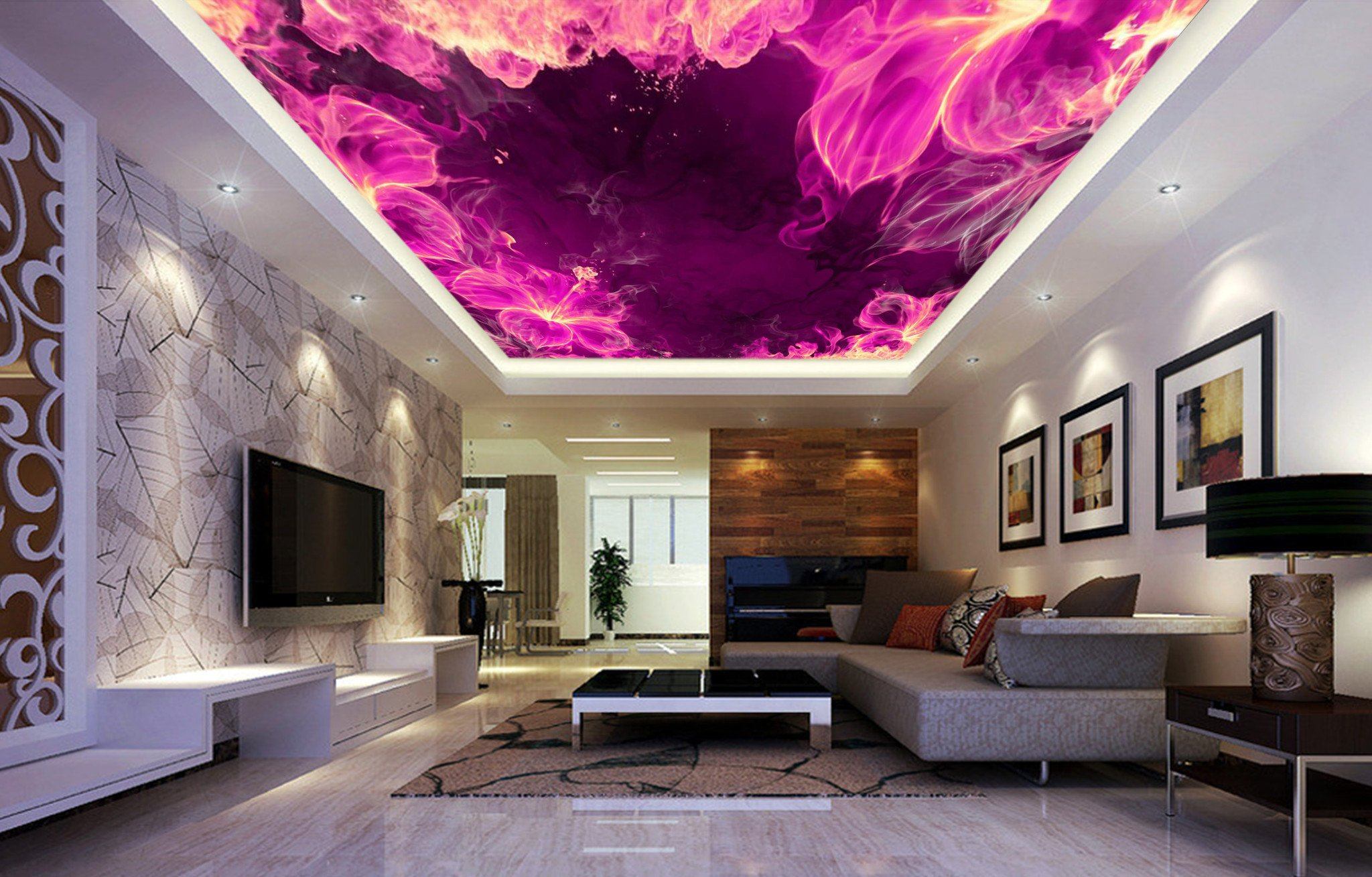 Flaming Flowers Wallpaper AJ Wallpaper