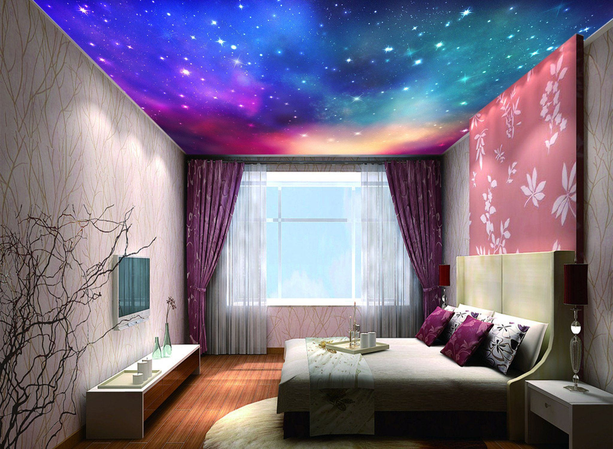 Aurora And Stars Wallpaper AJ Wallpaper