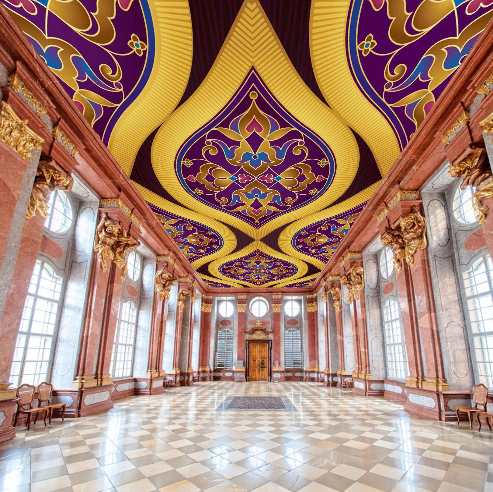 Unique Shape Patterns Wallpaper AJ Wallpaper