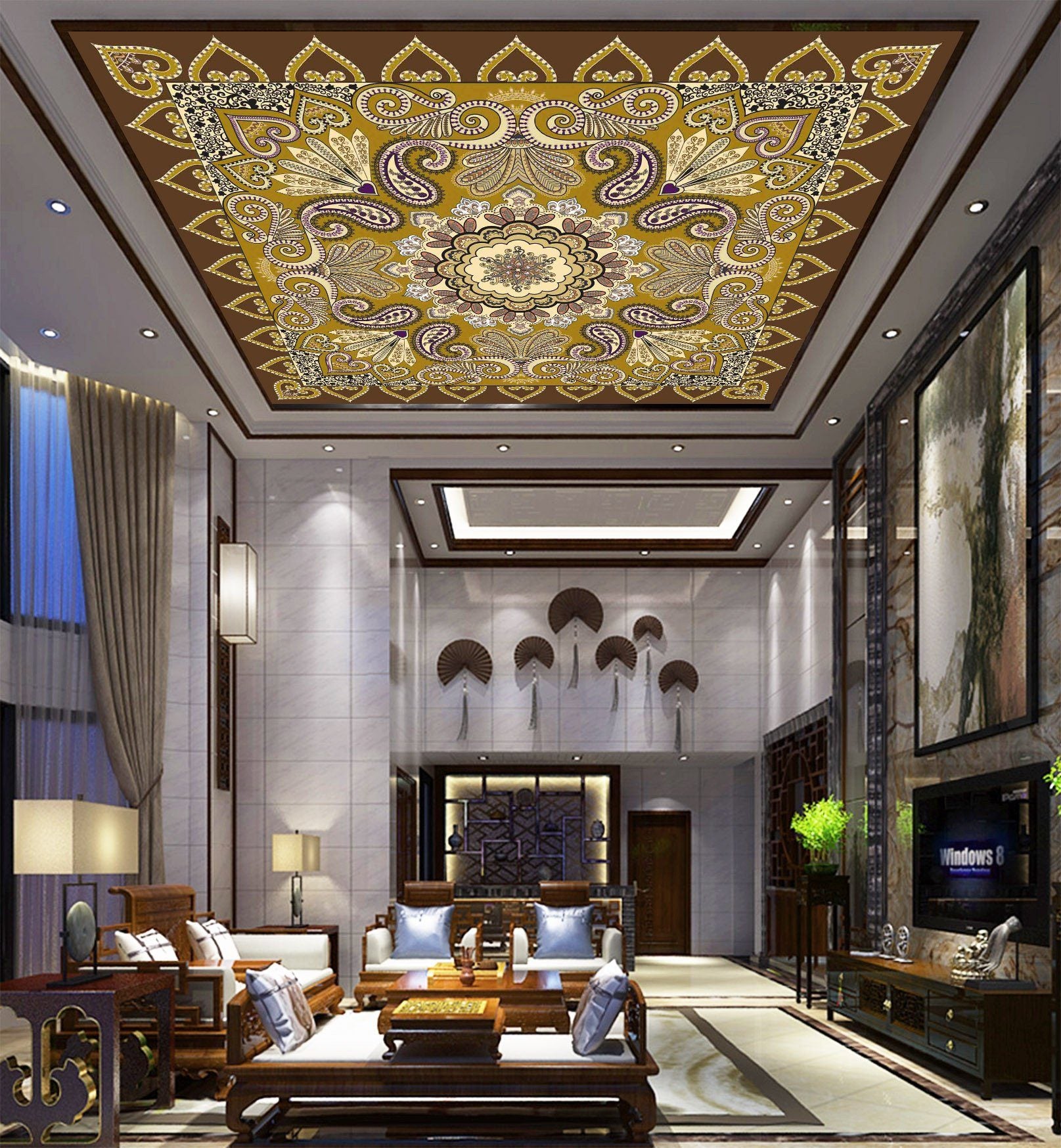 Retro Metal Patterns Wallpaper AJ Wallpaper