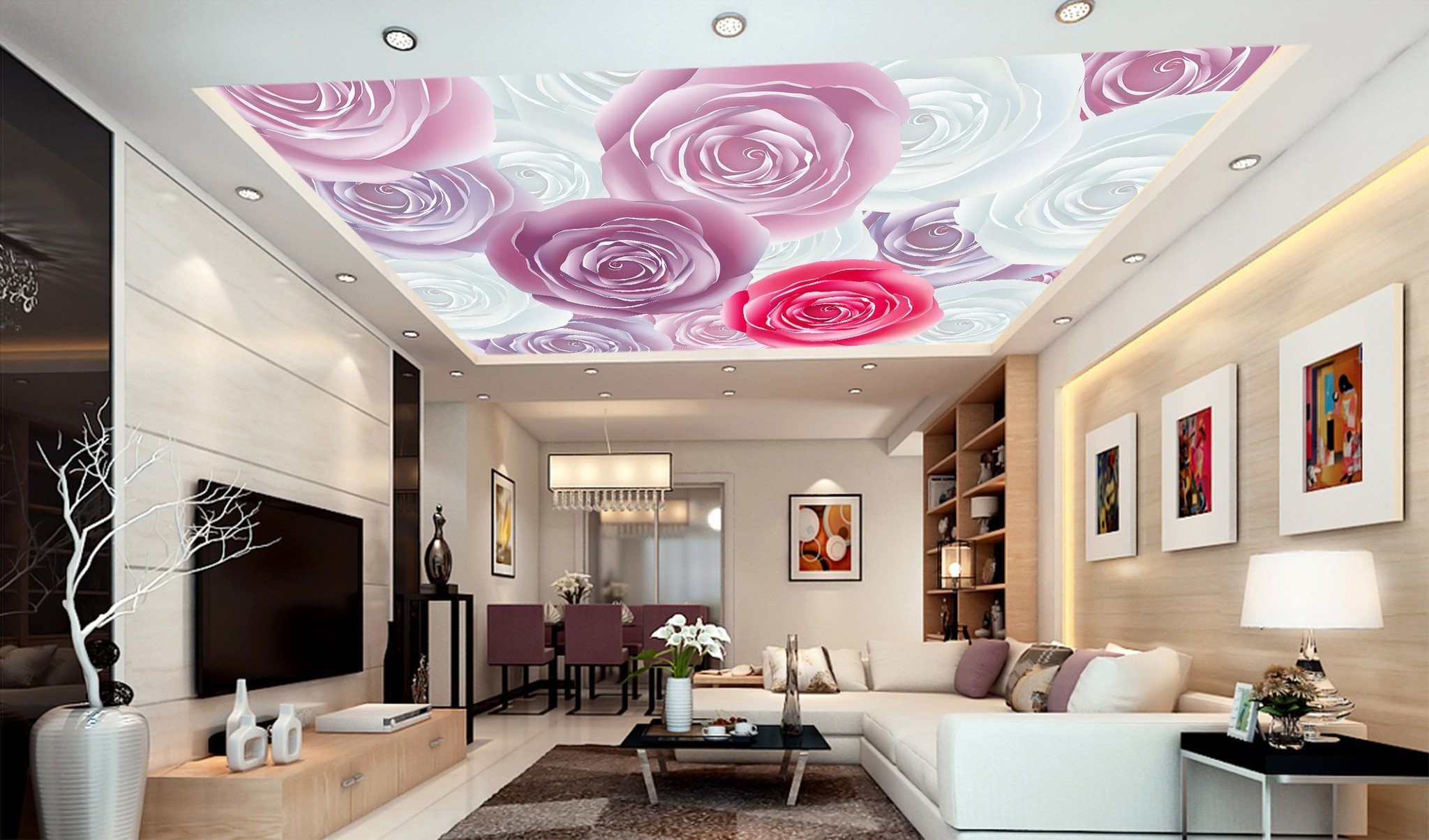 Dense Stylish Flowers Wallpaper AJ Wallpaper