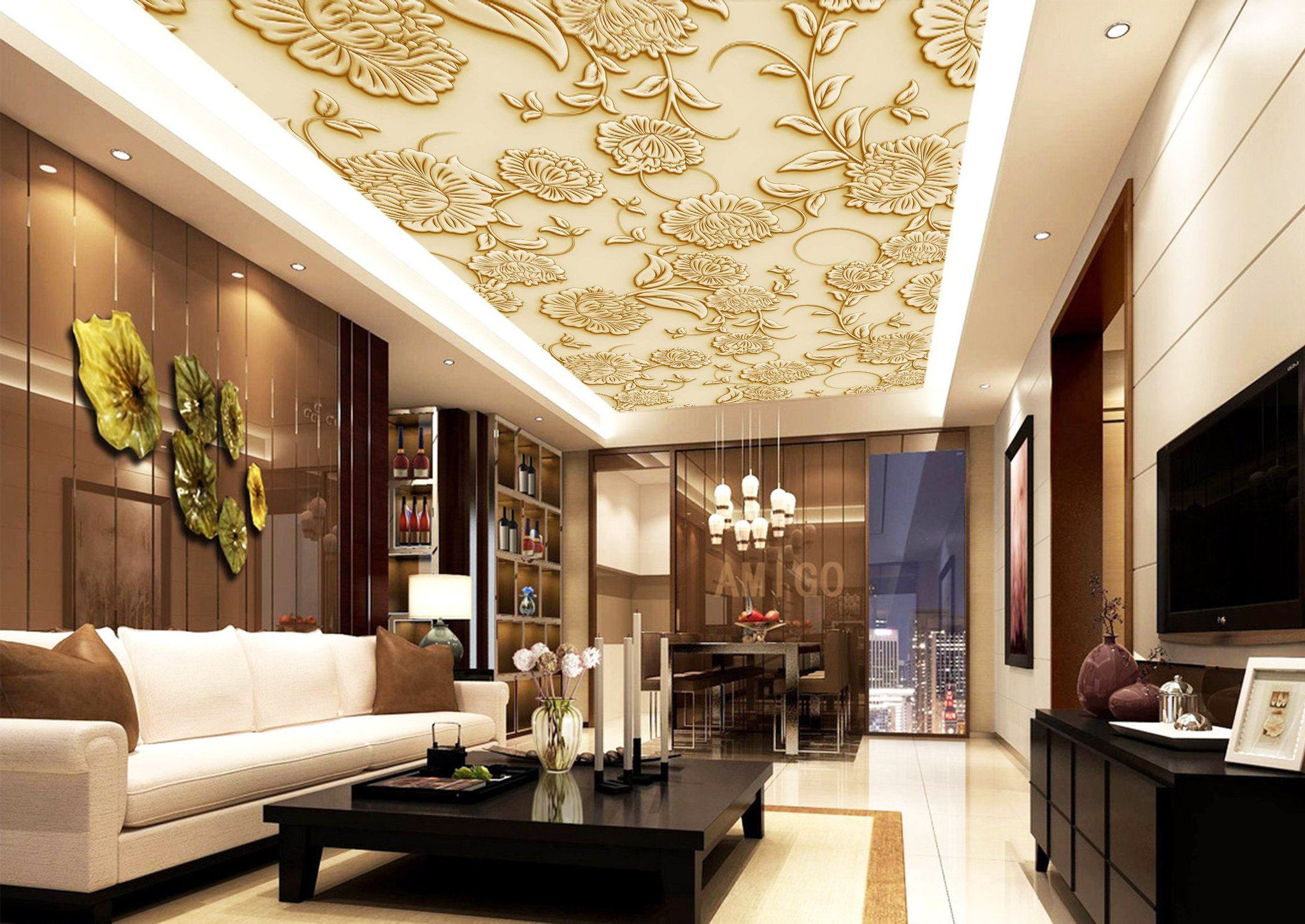 Elegant Flower Patterns Wallpaper AJ Wallpaper