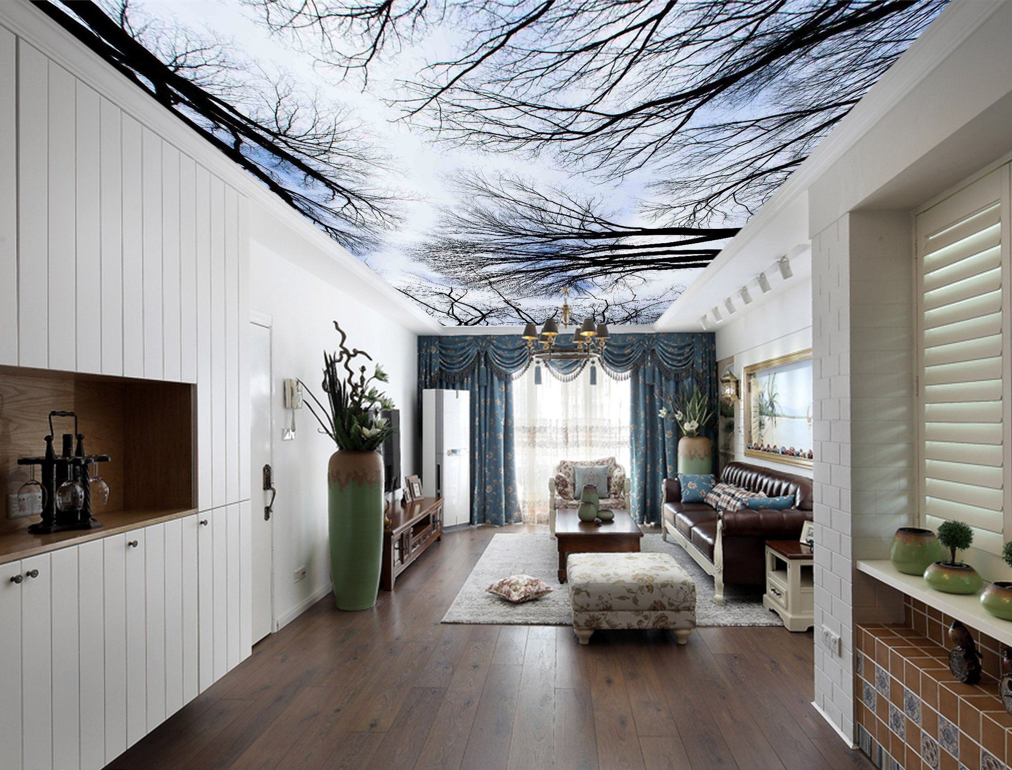 Tall Bare Trees Wallpaper AJ Wallpaper