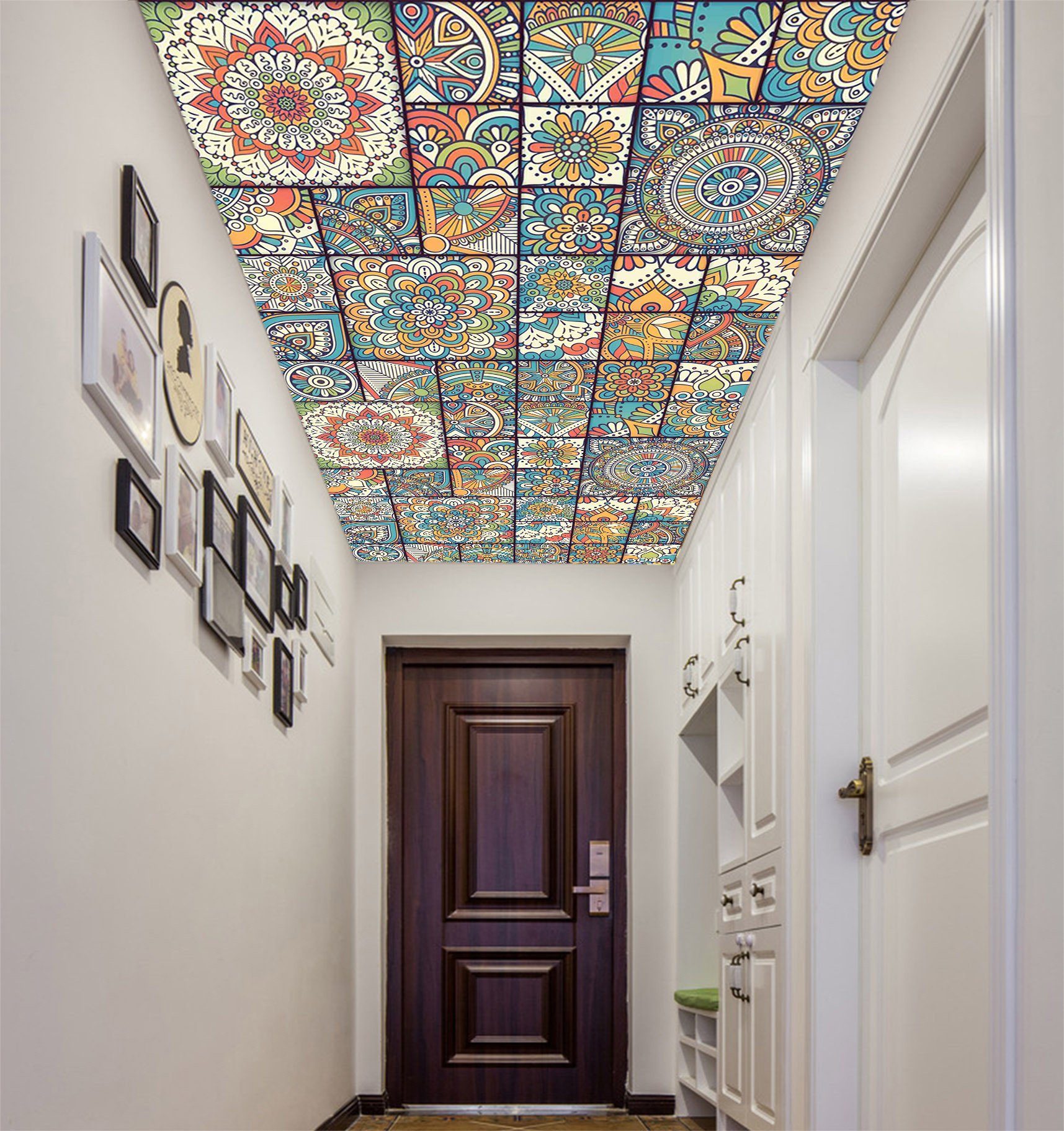 Color Retro Grids Patterns Wallpaper AJ Wallpaper