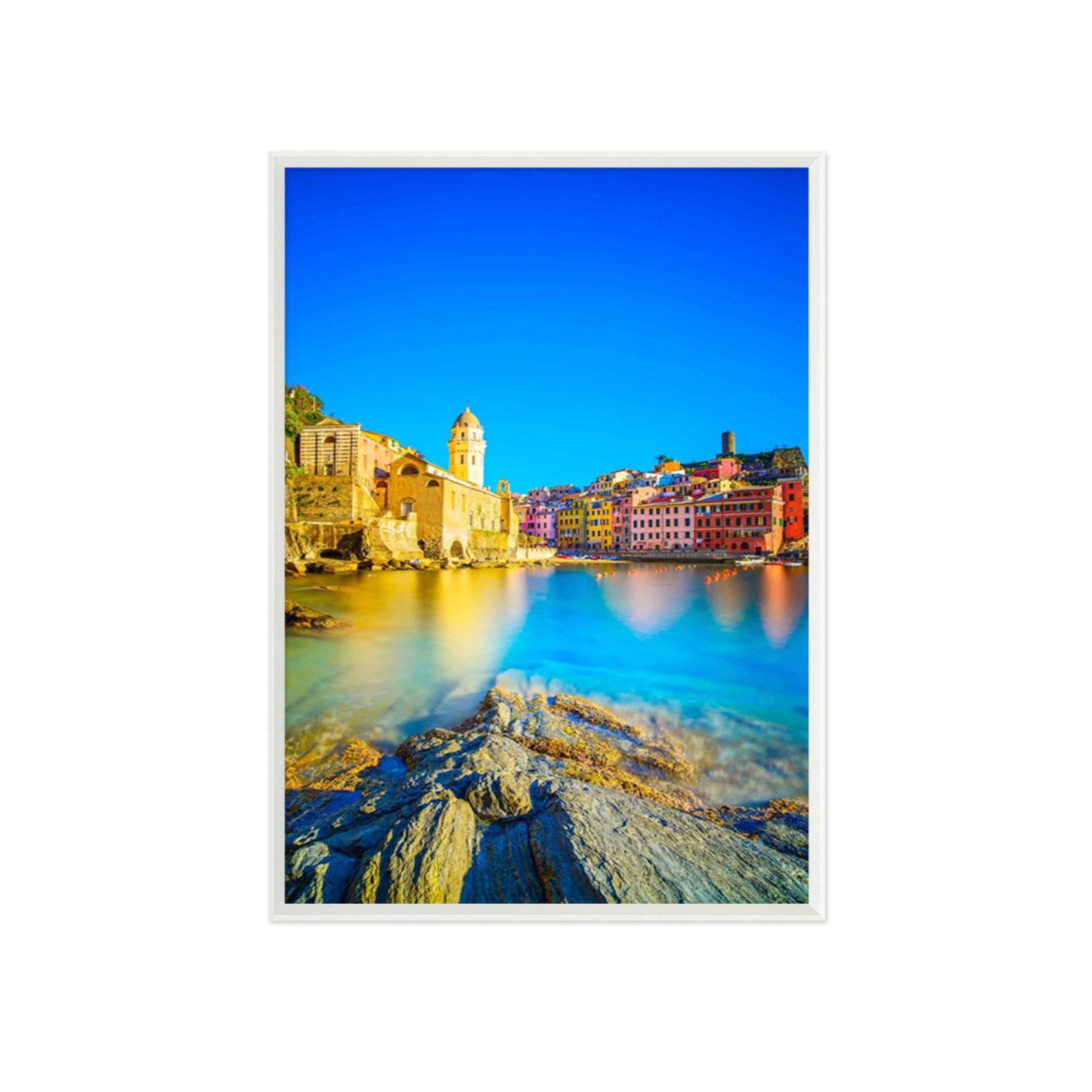 3D Sea View Roomr 004 Fake Framed Print Painting Wallpaper AJ Creativity Home