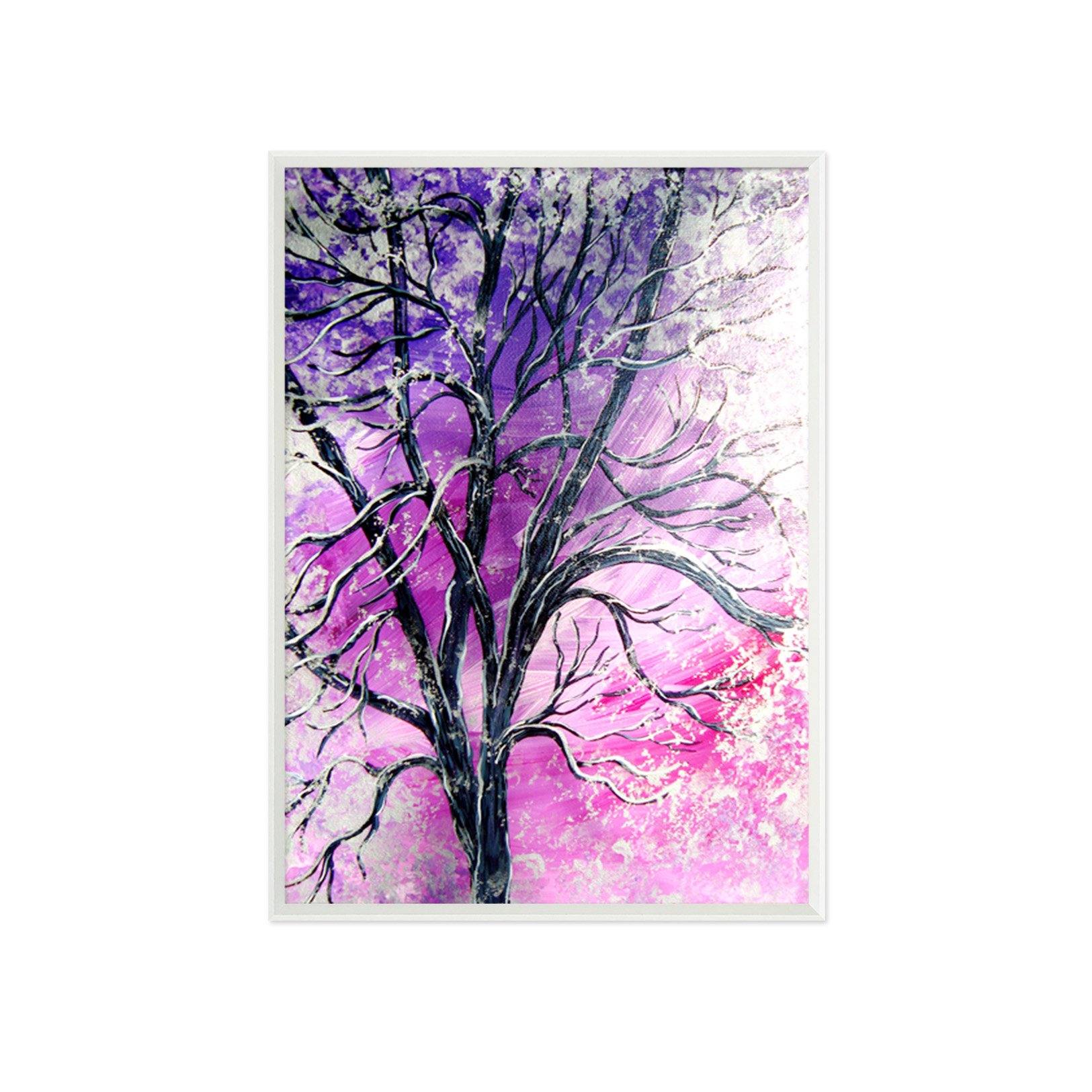 3D Strange Tree 107 Fake Framed Print Painting Wallpaper AJ Creativity Home