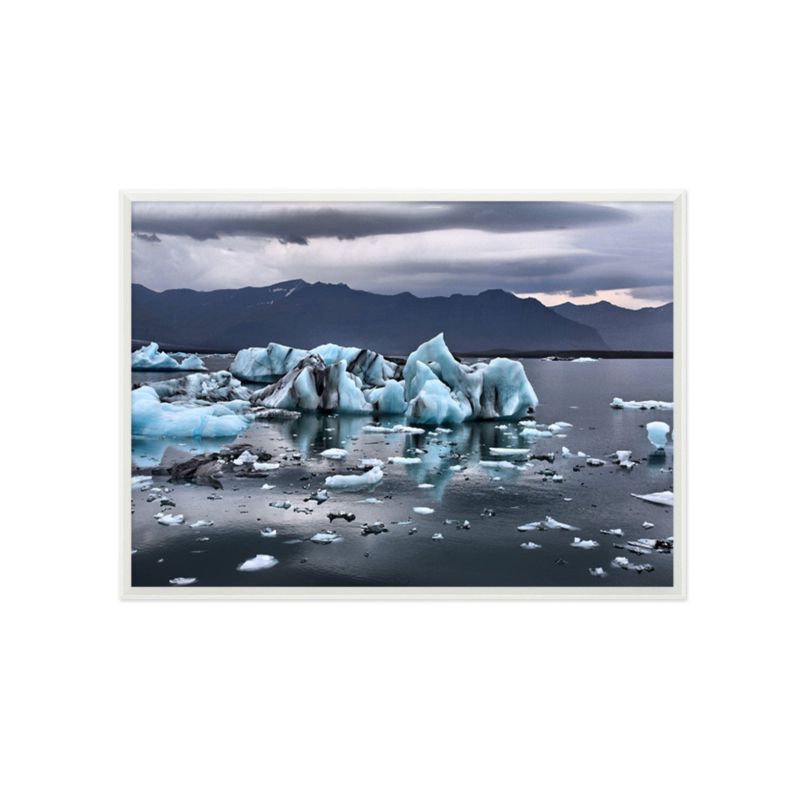 3D Melting Ice 177 Fake Framed Print Painting Wallpaper AJ Creativity Home
