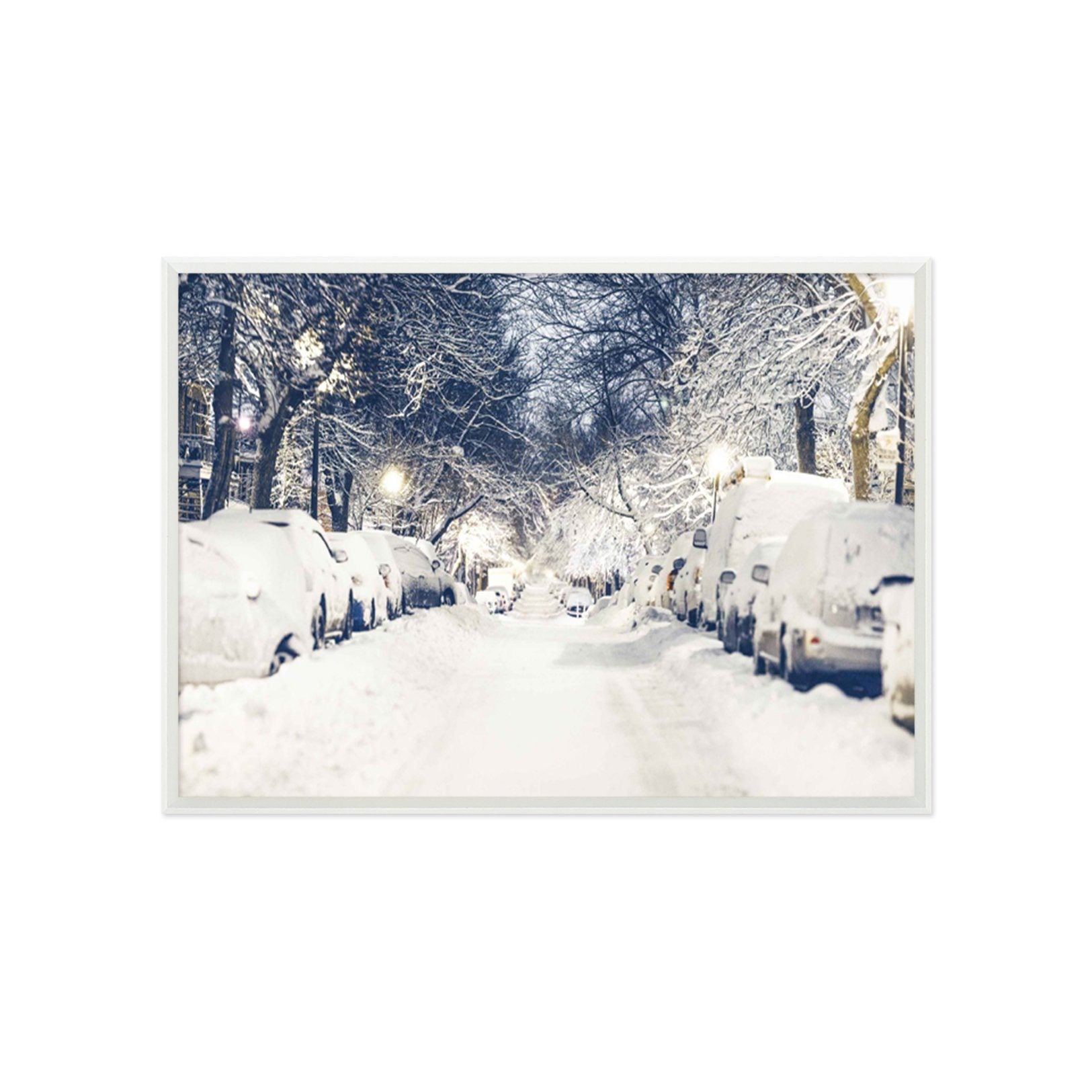3D Snow Cover 025 Fake Framed Print Painting Wallpaper AJ Creativity Home