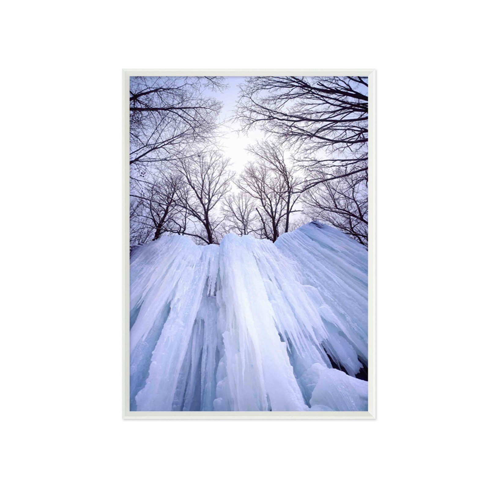 3D Ice Days 019 Fake Framed Print Painting Wallpaper AJ Creativity Home