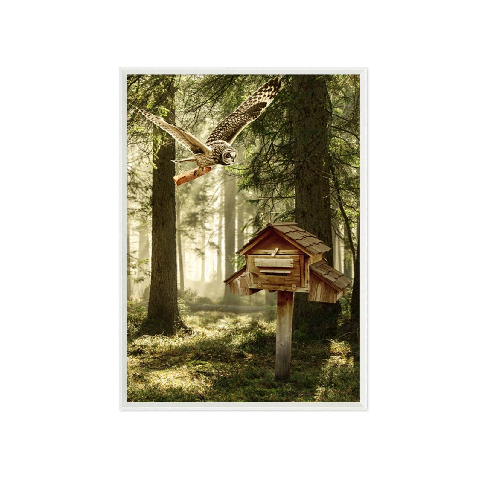 3D Small Mail Box 114 Fake Framed Print Painting Wallpaper AJ Creativity Home