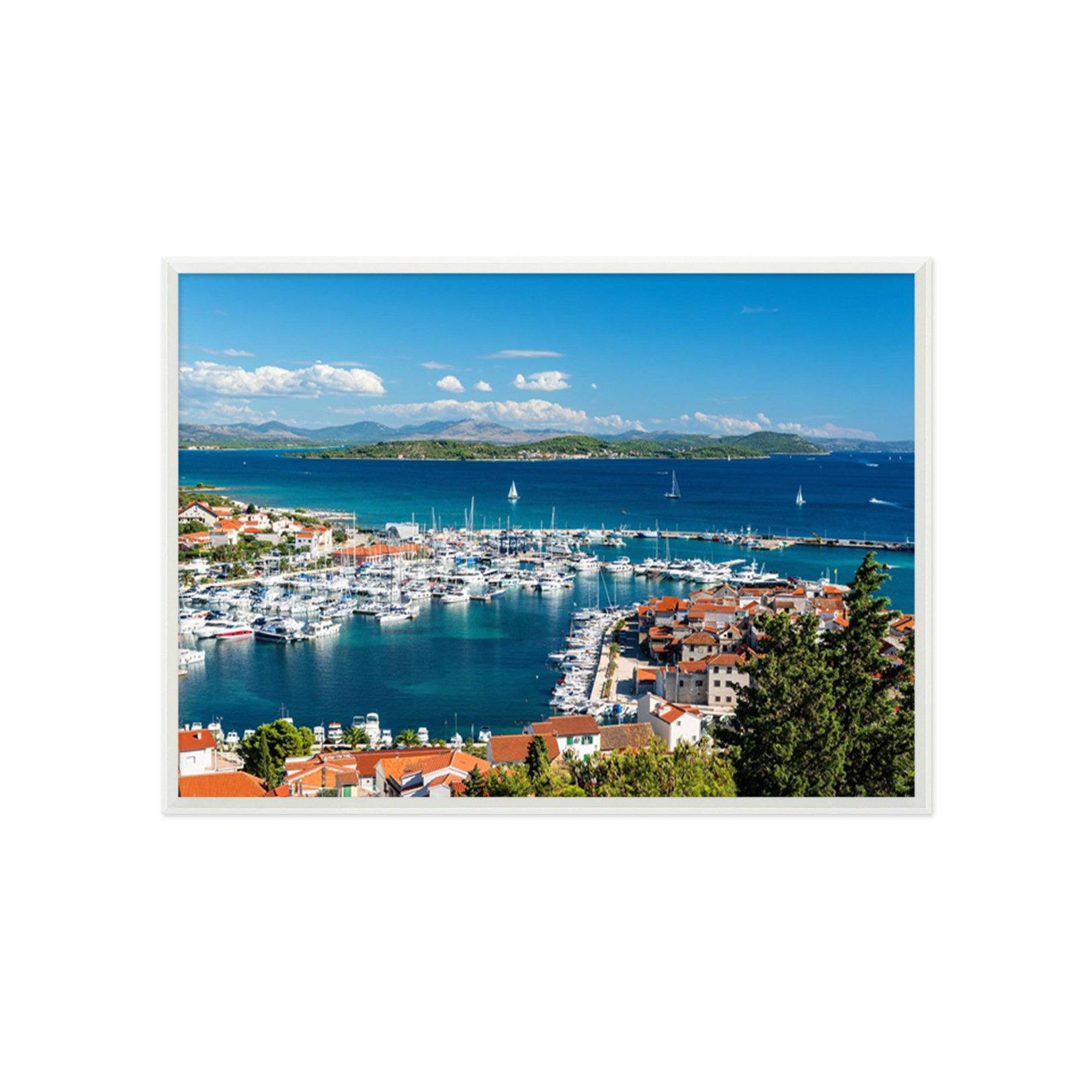 3D Sea Vessel 187 Fake Framed Print Painting Wallpaper AJ Creativity Home