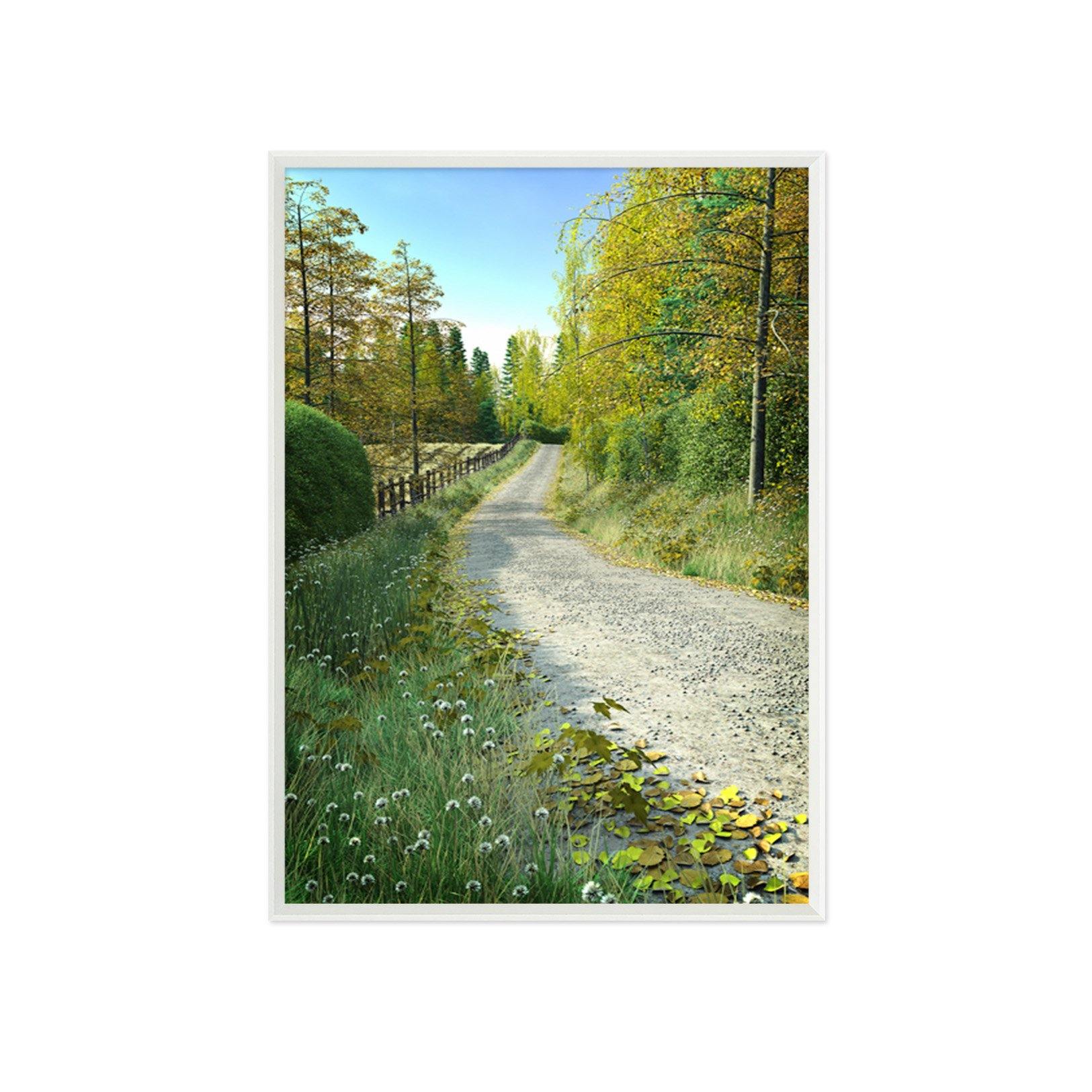 3D Roadside Wildflowers 138 Fake Framed Print Painting Wallpaper AJ Creativity Home