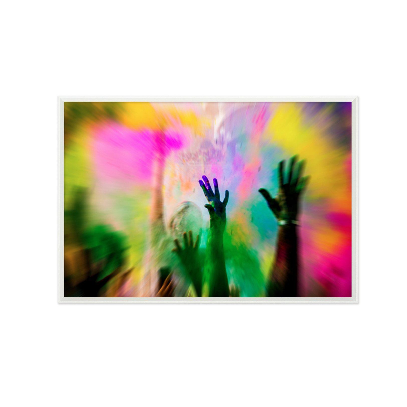 3D Color Arm 026 Fake Framed Print Painting Wallpaper AJ Creativity Home