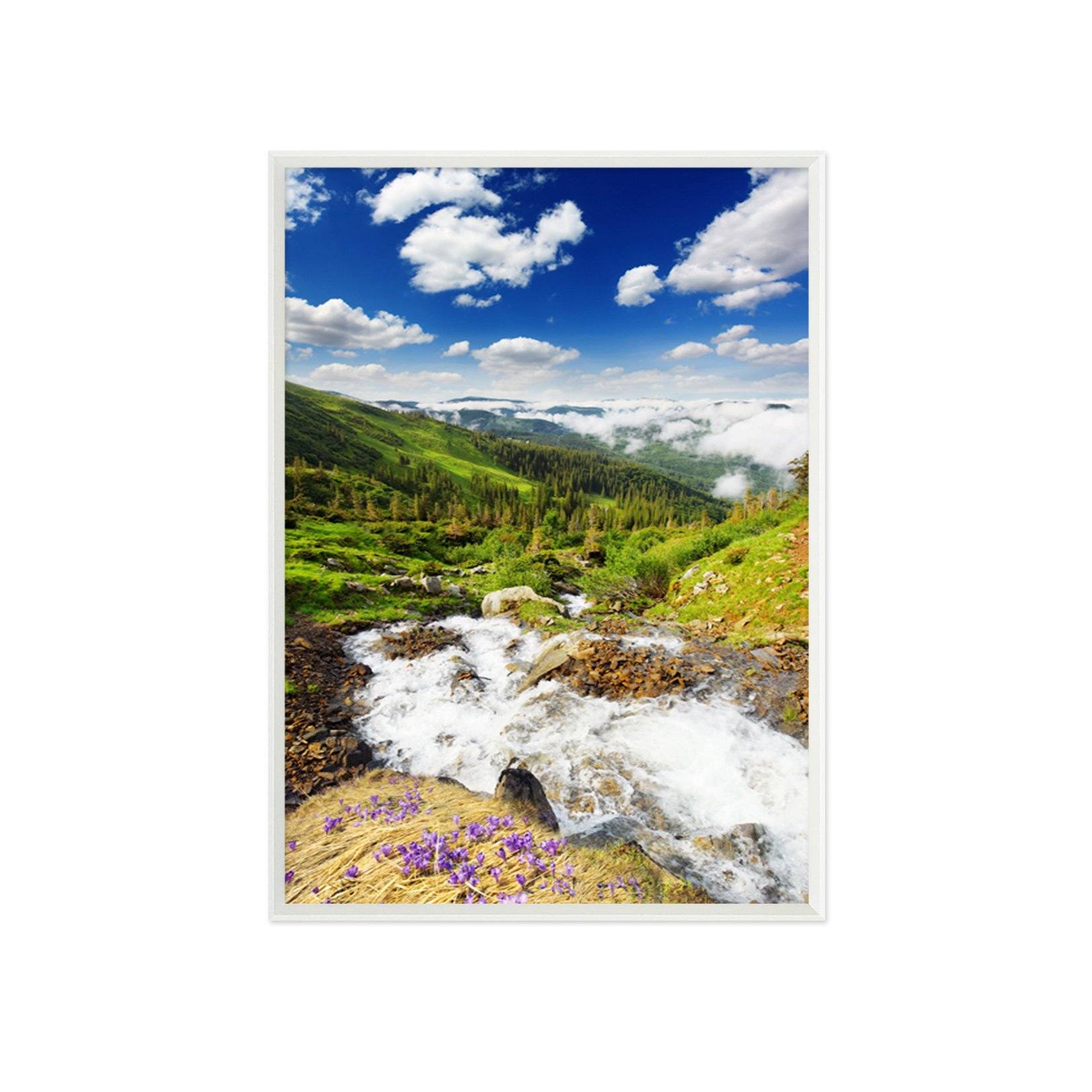 3D Forest Field 116 Fake Framed Print Painting Wallpaper AJ Creativity Home