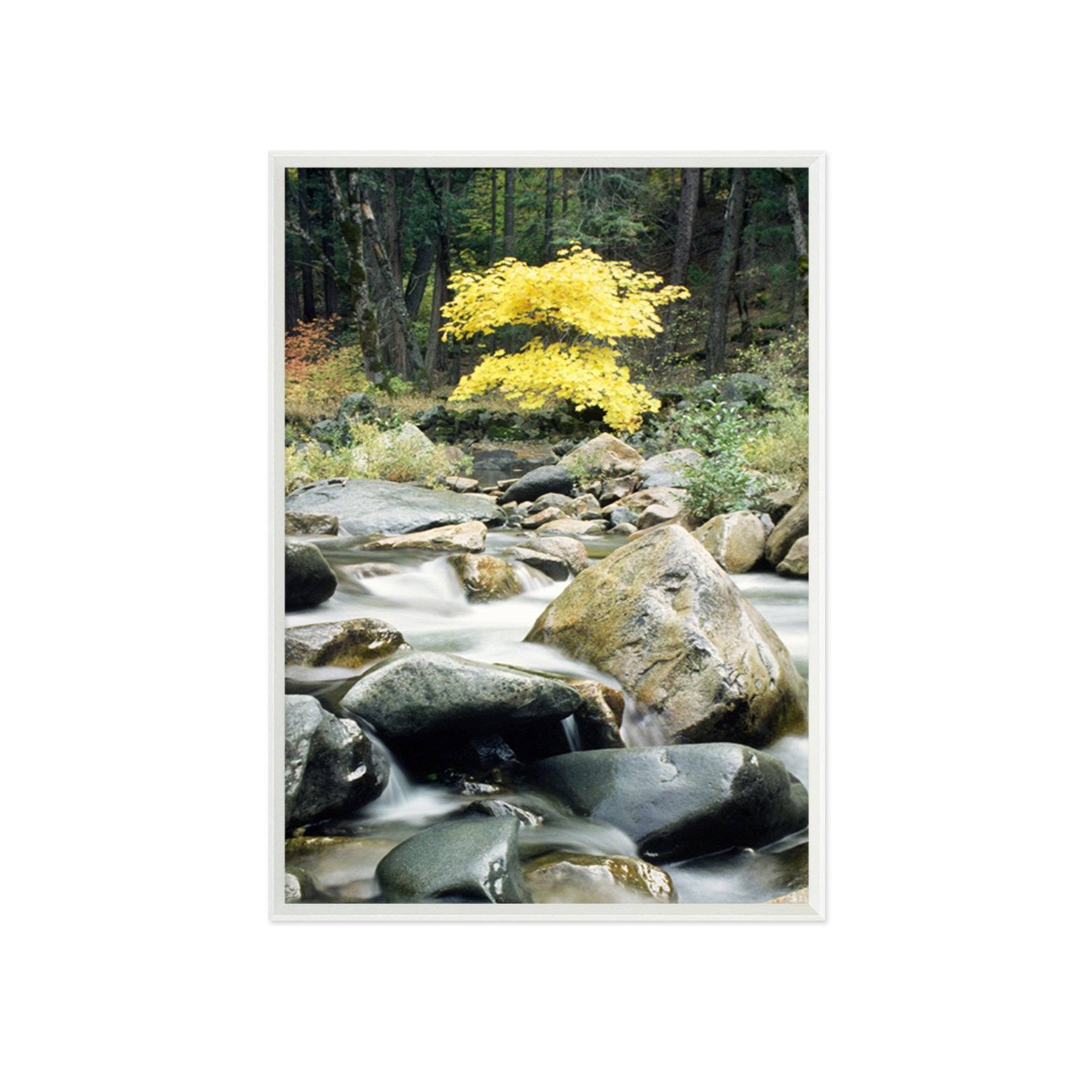 3D Stone River 009 Fake Framed Print Painting Wallpaper AJ Creativity Home