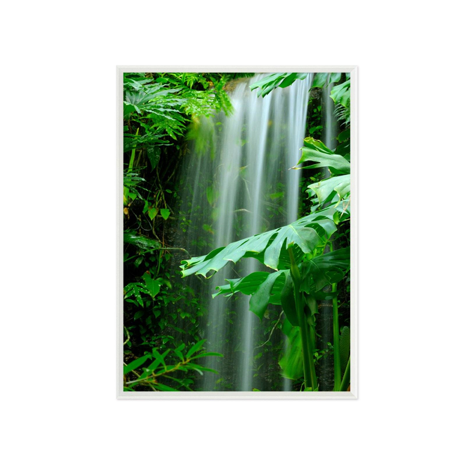 3D Small Waterfall 058 Fake Framed Print Painting Wallpaper AJ Creativity Home