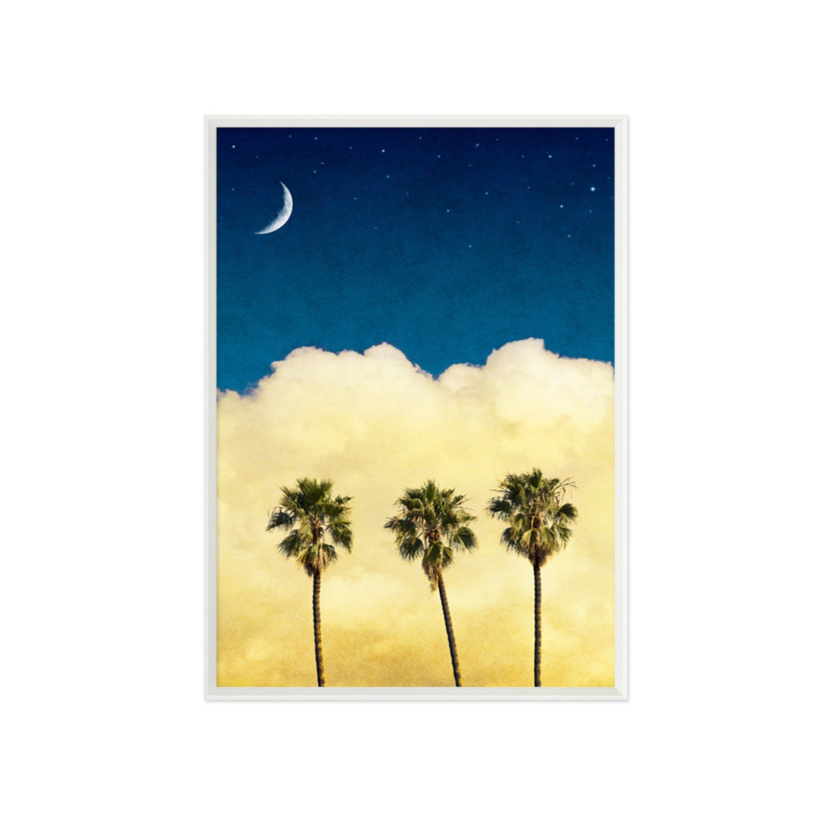 3D Meniscus Cloud 023 Fake Framed Print Painting Wallpaper AJ Creativity Home