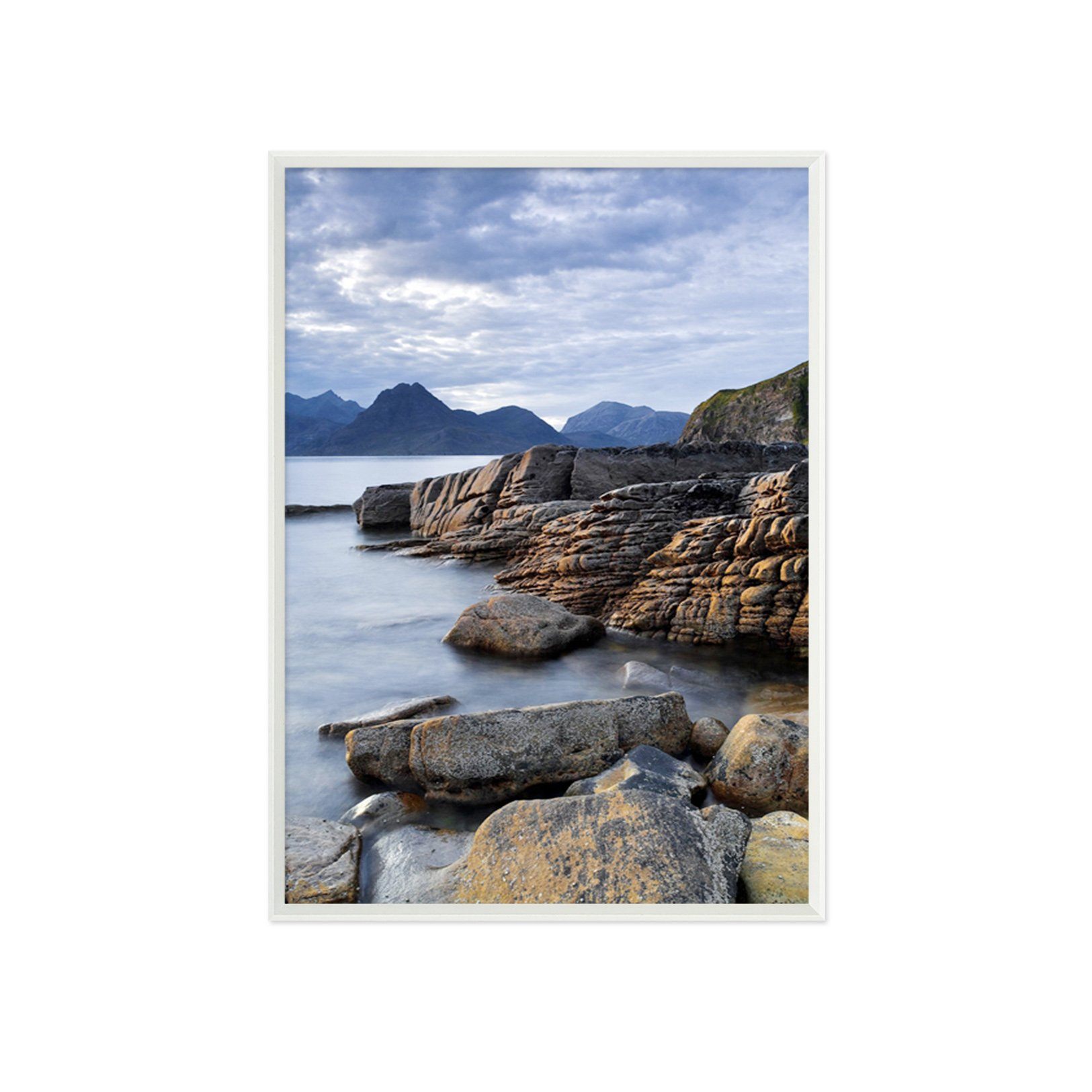 3D Seaside Slope 083 Fake Framed Print Painting Wallpaper AJ Creativity Home