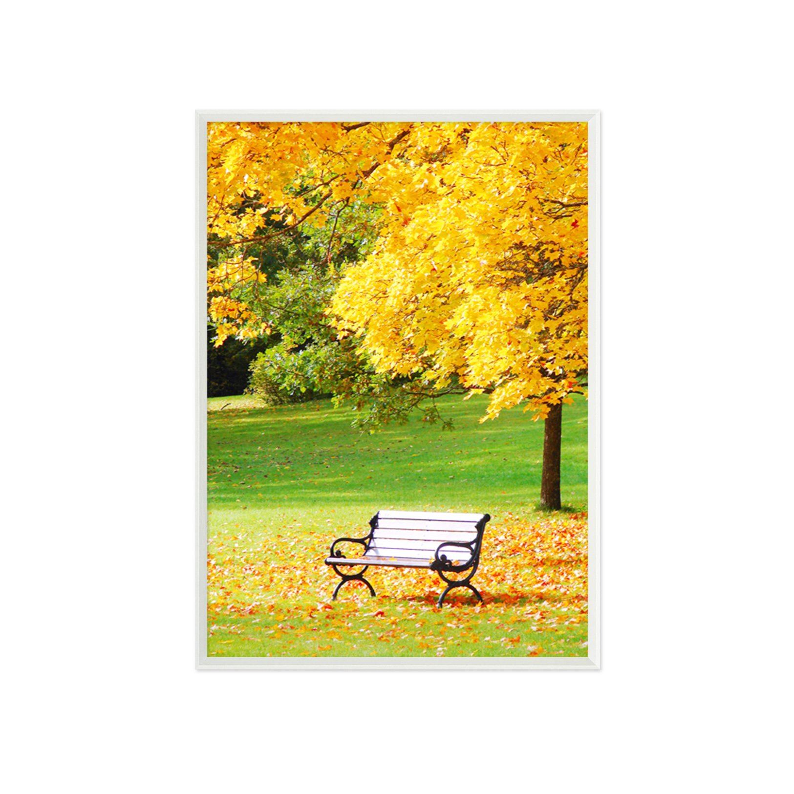 3D Maple Leaf 021 Fake Framed Print Painting Wallpaper AJ Creativity Home