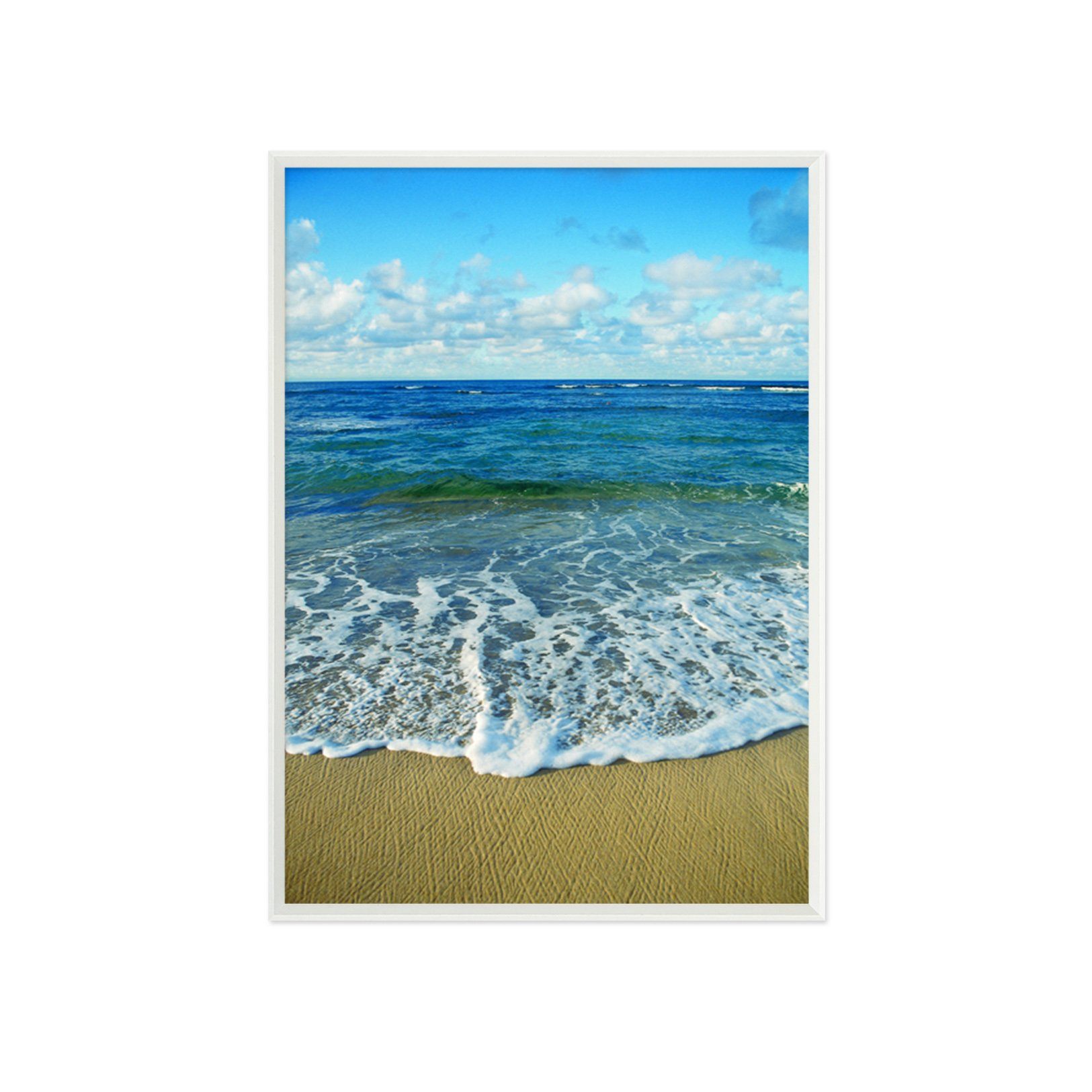 3D Endless Sea 082 Fake Framed Print Painting Wallpaper AJ Creativity Home