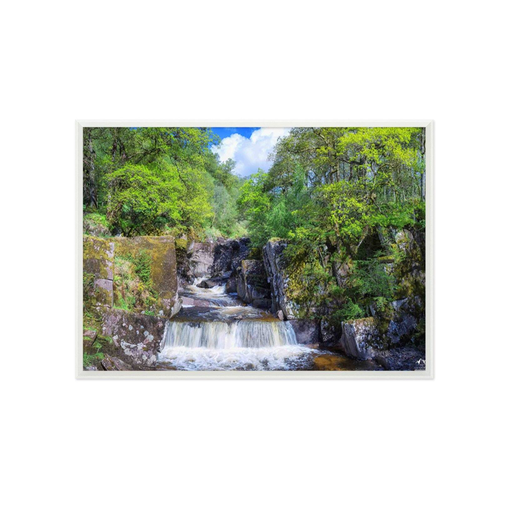 3D Stream Forest 023 Fake Framed Print Painting Wallpaper AJ Creativity Home