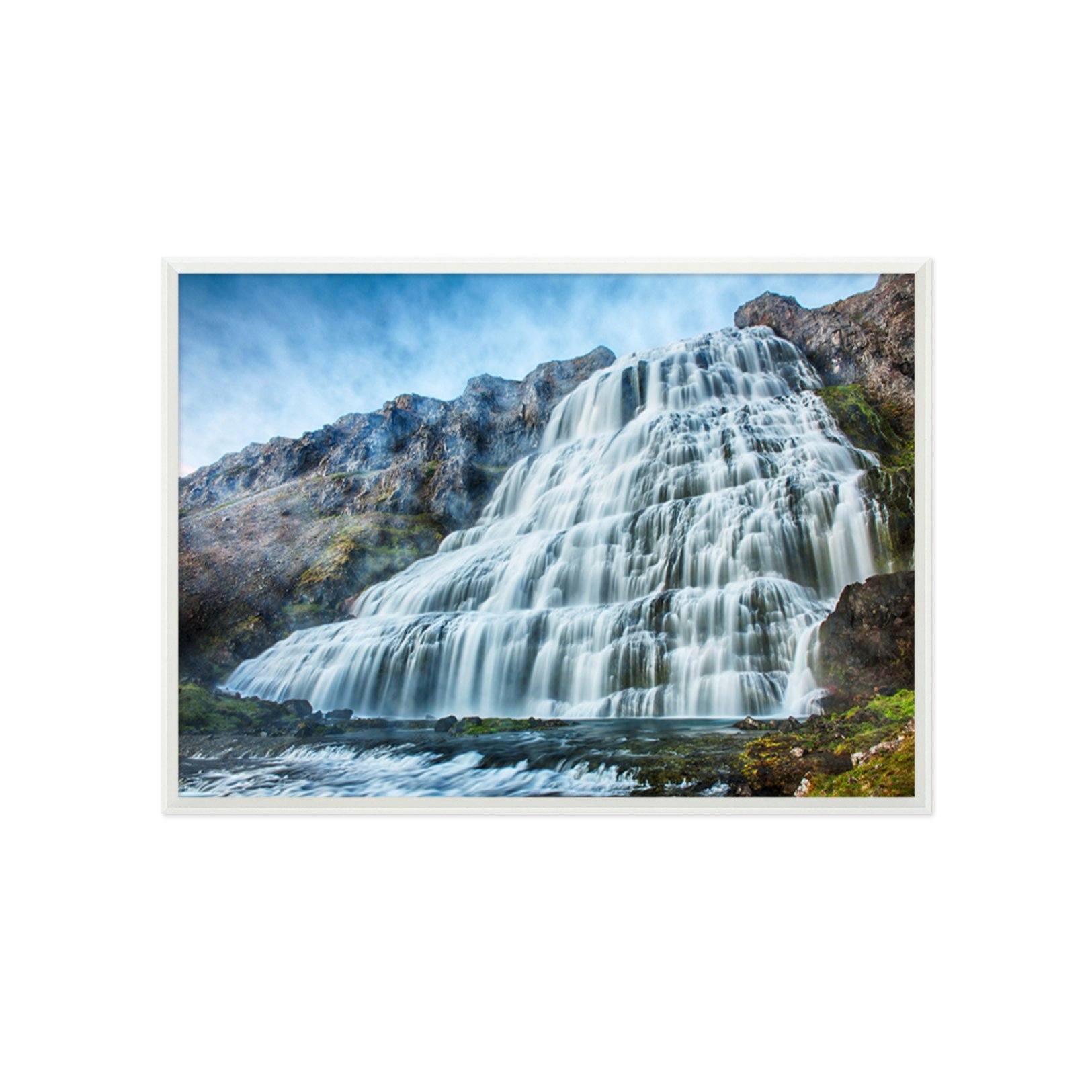 3D Mountain Stream 166 Fake Framed Print Painting Wallpaper AJ Creativity Home