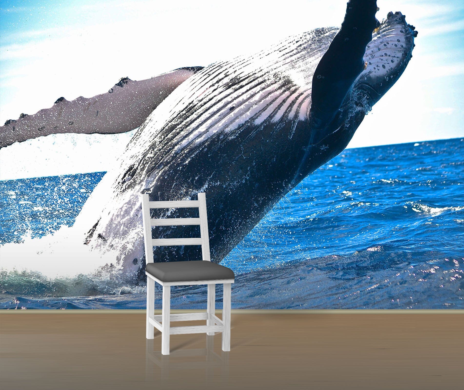 3D Whale Fall 132 Wall Murals Wallpaper AJ Wallpaper 2