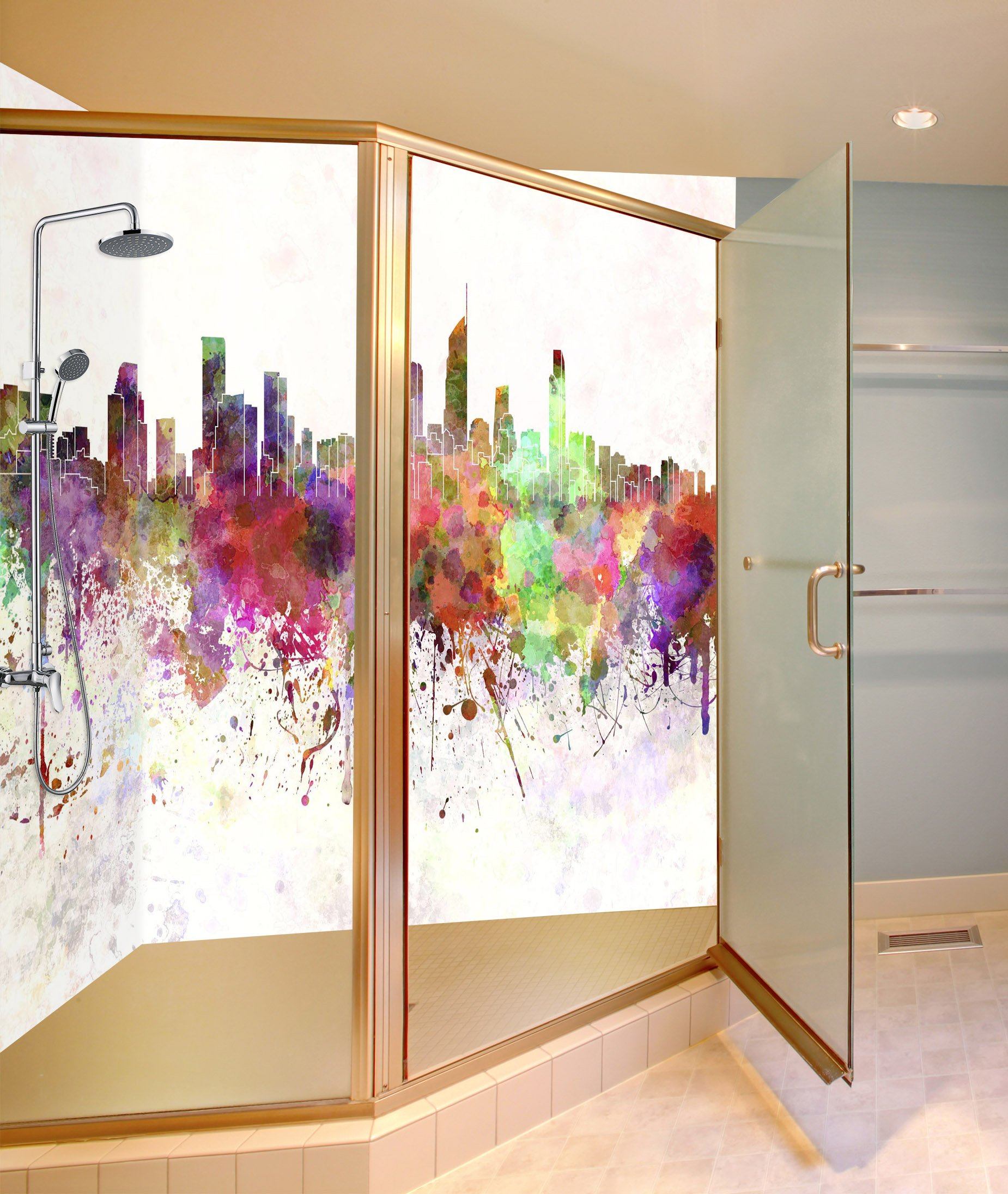 3D Graffiti City 76 Bathroom Wallpaper Wallpaper AJ Wallpaper