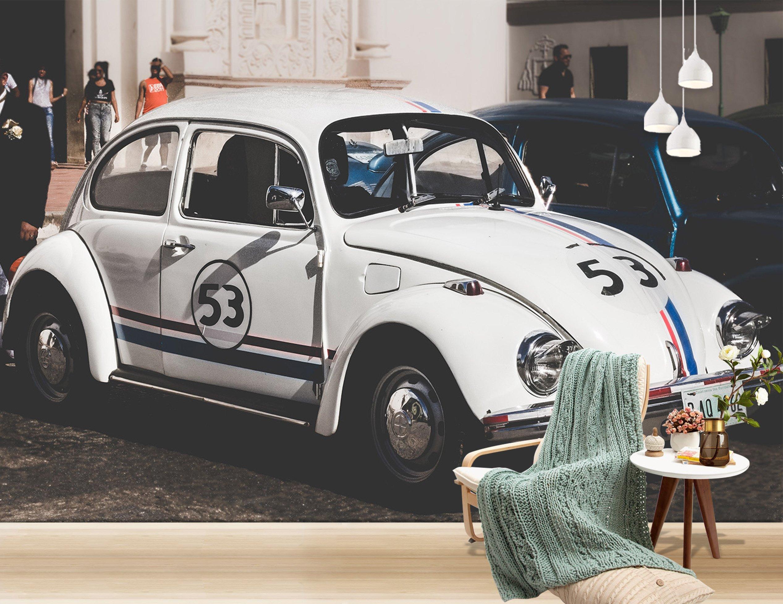 3D Automobile White 915 Vehicle Wall Murals Wallpaper AJ Wallpaper 2