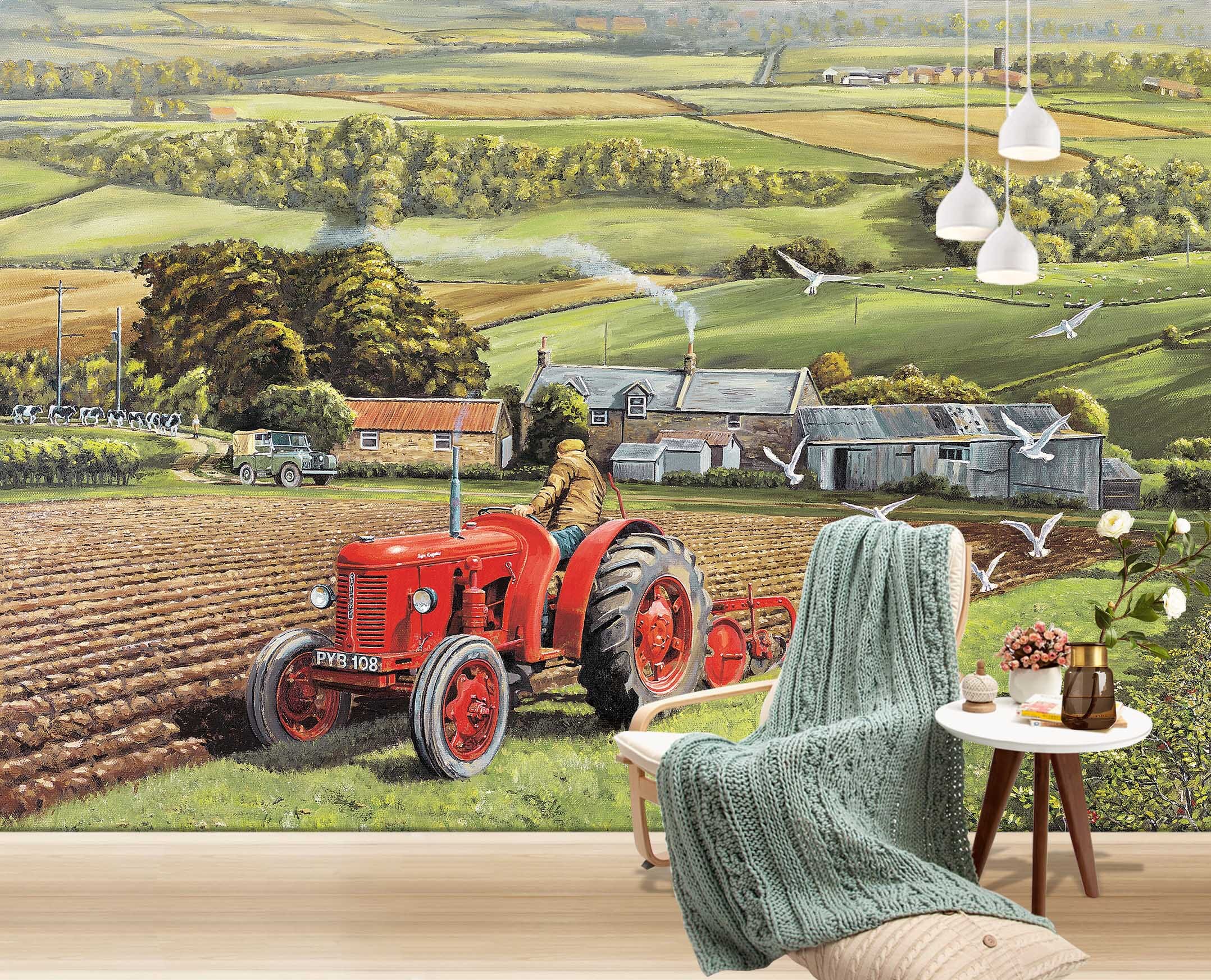 3D Master At Work 1037 Trevor Mitchell Wall Mural Wall Murals Wallpaper AJ Wallpaper 2