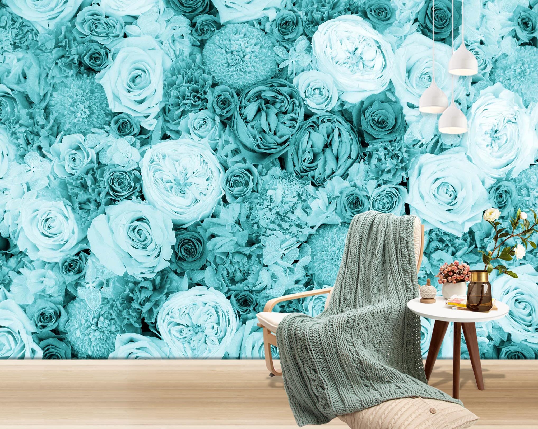 3D Rose Flower 104 Noirblanc777 Wall Mural Wall Murals Wallpaper AJ Wallpaper 2