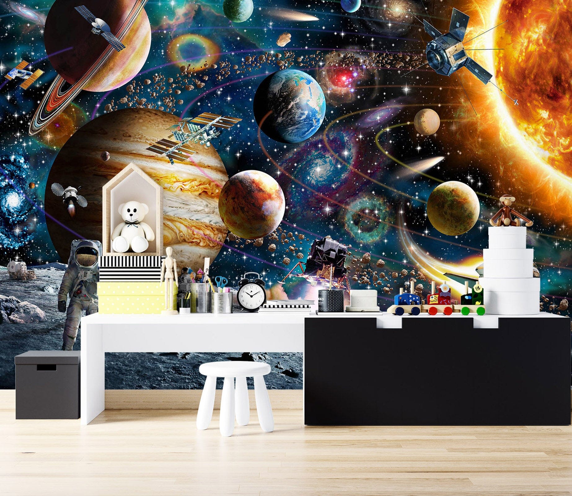 3D Space Odyssey 1404 Adrian Chesterman Wall Mural Wall Murals Wallpaper AJ Wallpaper 2 