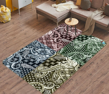 3D Color Pattern 3085 Rug Non Slip Rug Mat