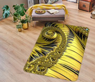 3D Golden Texture 3091 Rug Non Slip Rug Mat