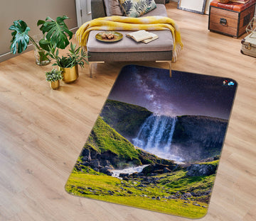 3D Waterfall River 3092 Rug Non Slip Rug Mat