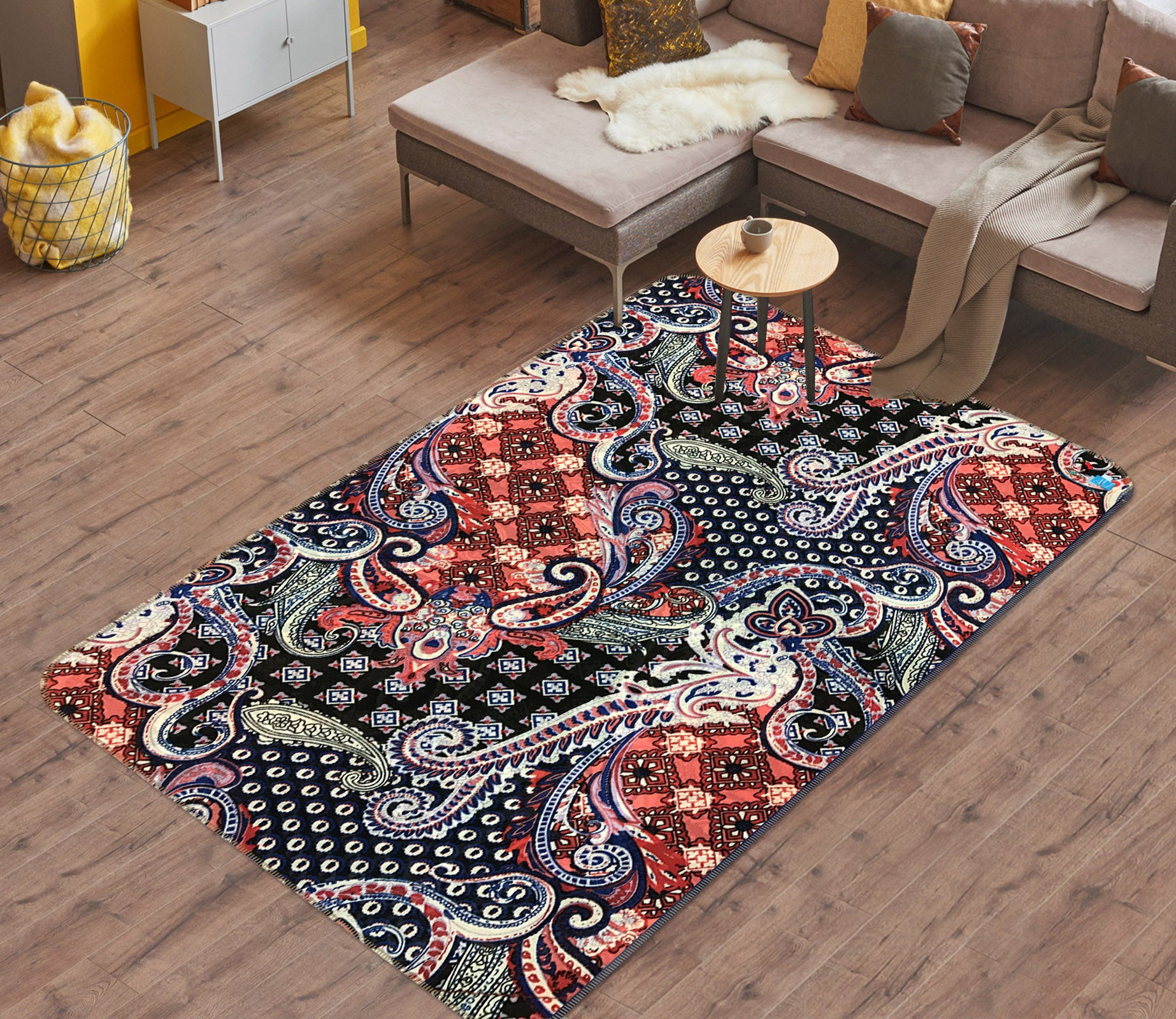 3D Artistic Pattern 3083 Rug Non Slip Rug Mat