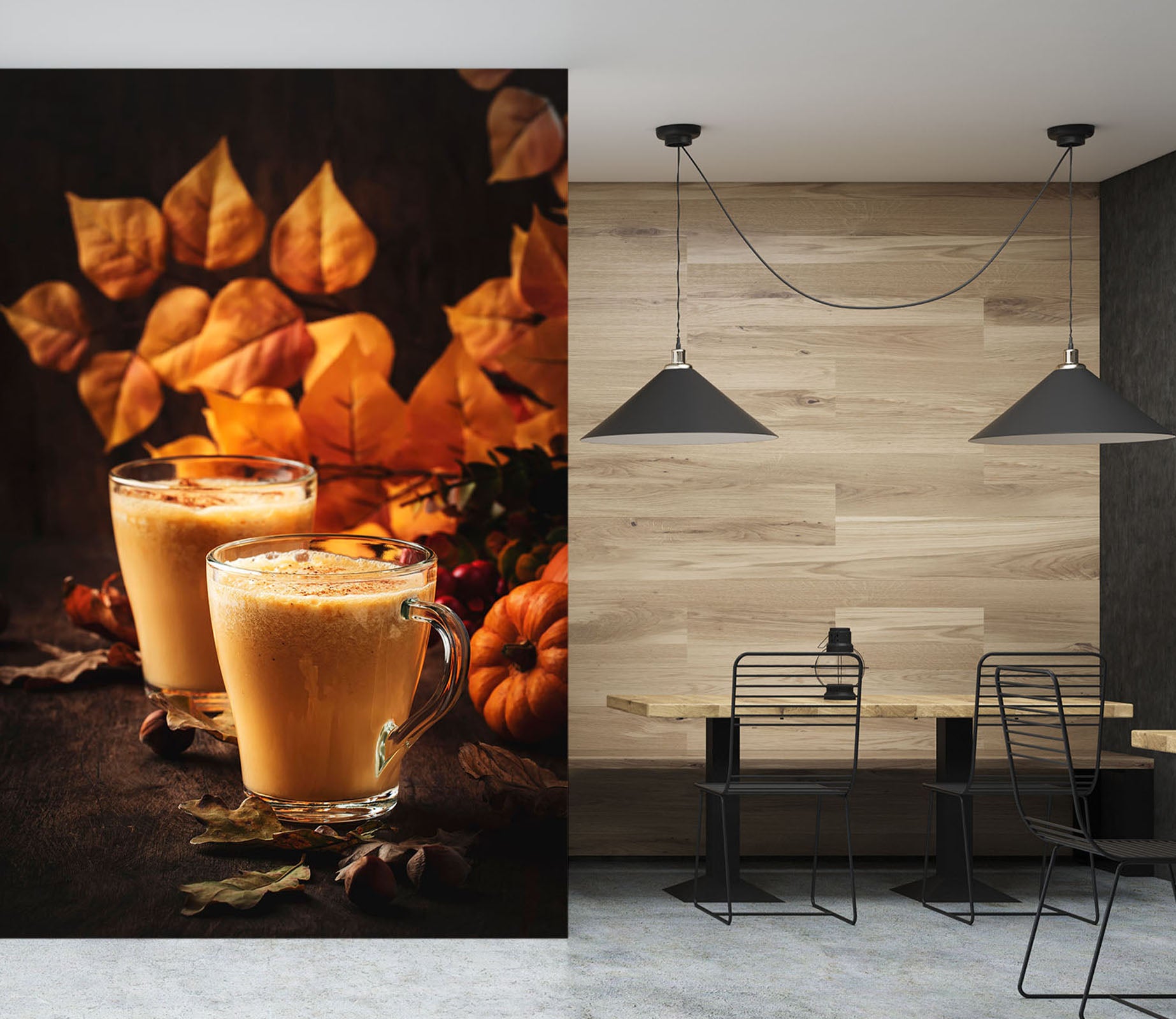 3D Pearl Tea 2104 Fruit Bubble Tea Milk Tea Shop Wall Murals