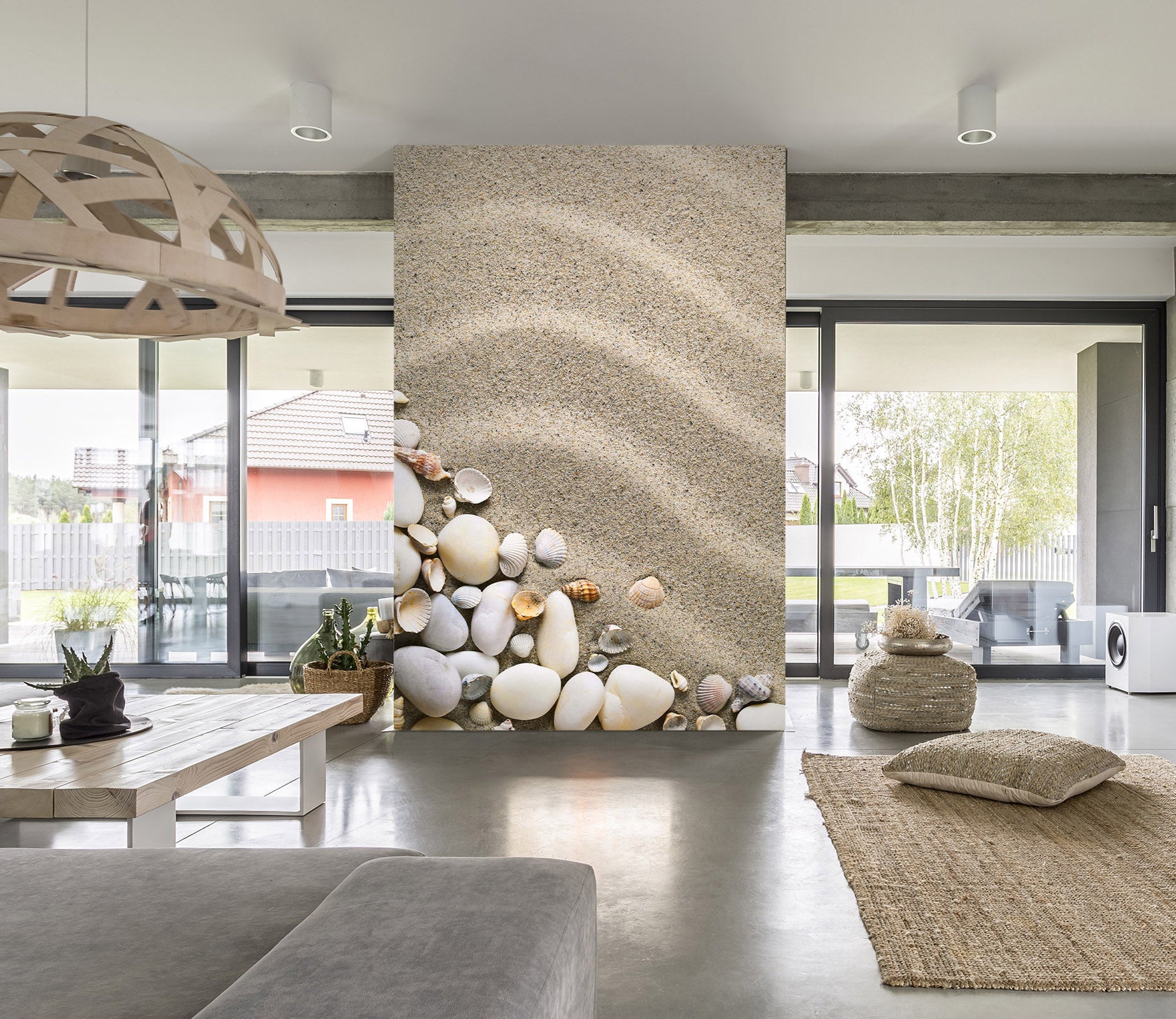 3D Sand Shells 2099 Wall Mural Wall Murals