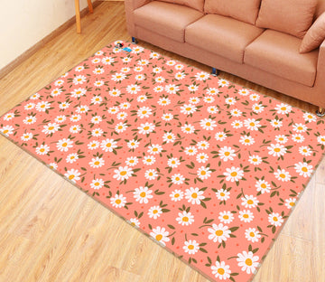 3D Daisy Petals 3030 Rug Non Slip Rug Mat