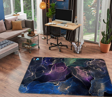 3D Mixed Texture 3071 Rug Non Slip Rug Mat