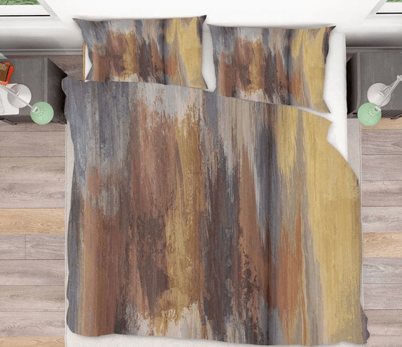 3D Rusty Metal 086 Studio MetaFlorica Bedding Bed With Pillowcases Quilt Cover Set - King Quiet Covers AJ Creativity Home 