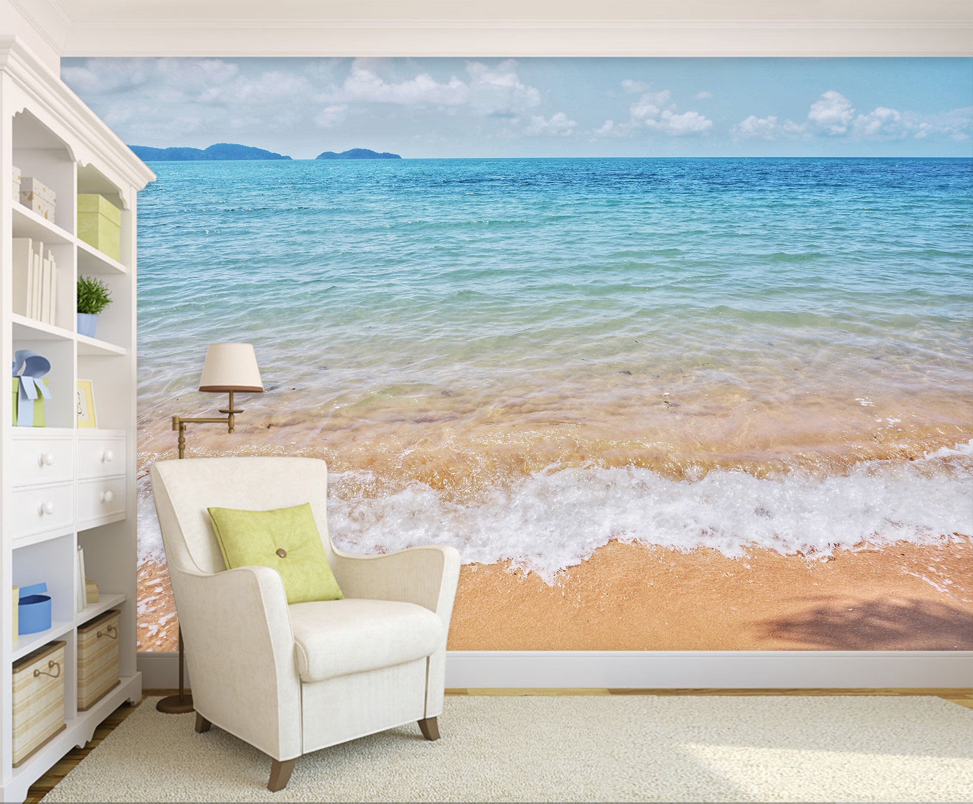 3D Sea Waves 2050 Wall Mural Wall Murals